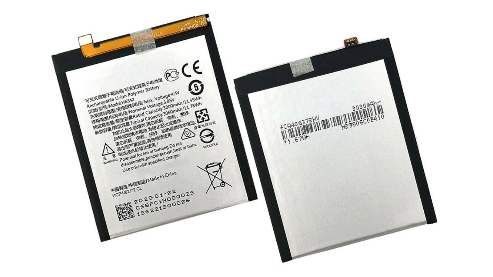BatteryMate BMBTNokia61 Battery Replacement for Nokia 6.1 HE342
