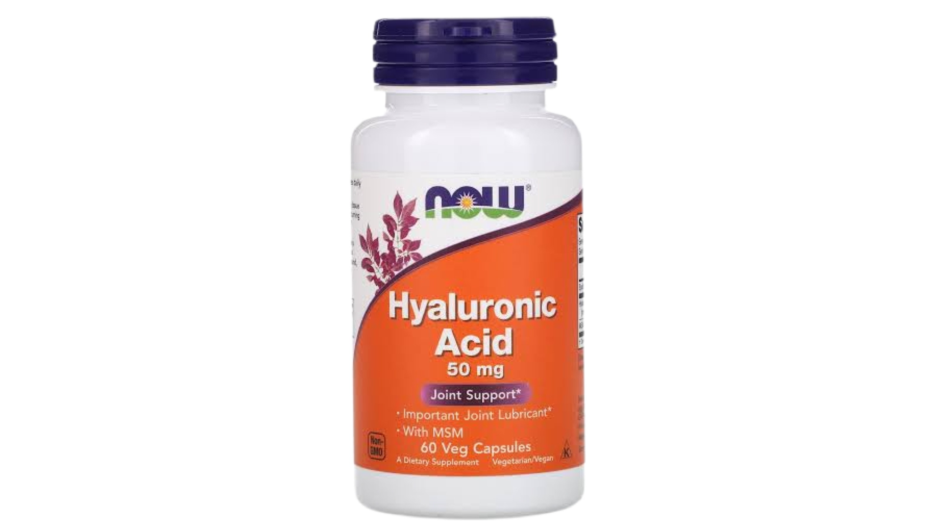Now 60 Capsules Hyaluronic Acid - 50mg