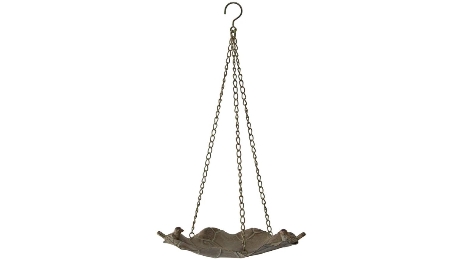 Willow and Silk Hanging Lilypad Bird Feeder