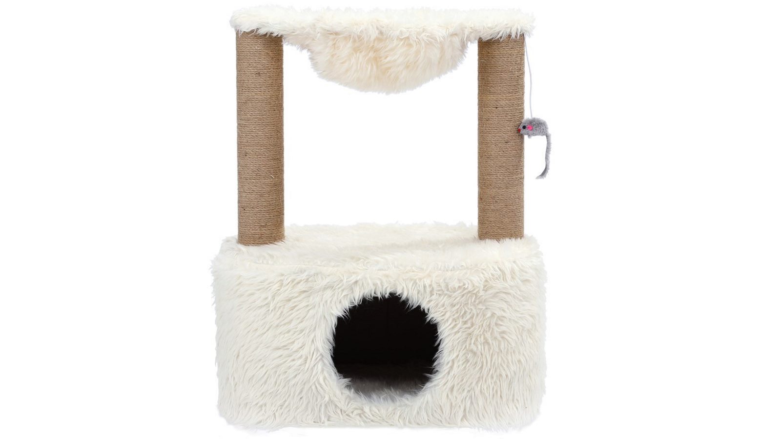 YES4PETS Cat Scratching Tree Scratcher Post Pole Furniture Gym House - Beige