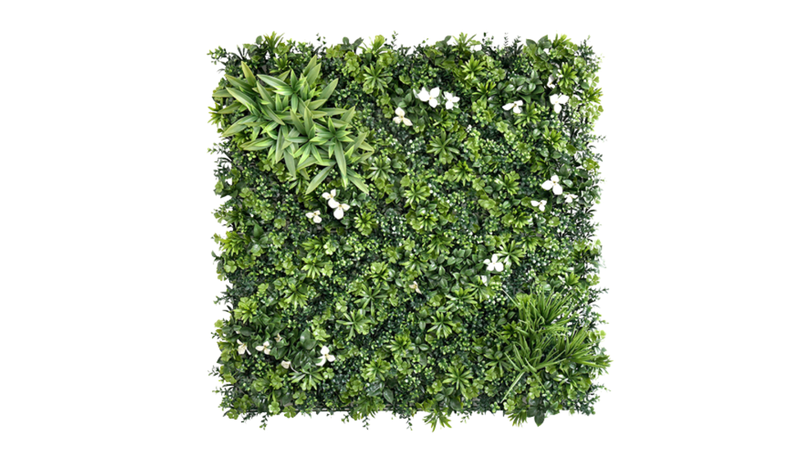 YES4HOMES 1 SQM Artificial Plant Wall Grass Panel Vertical Garden Tile Fence - Style 2