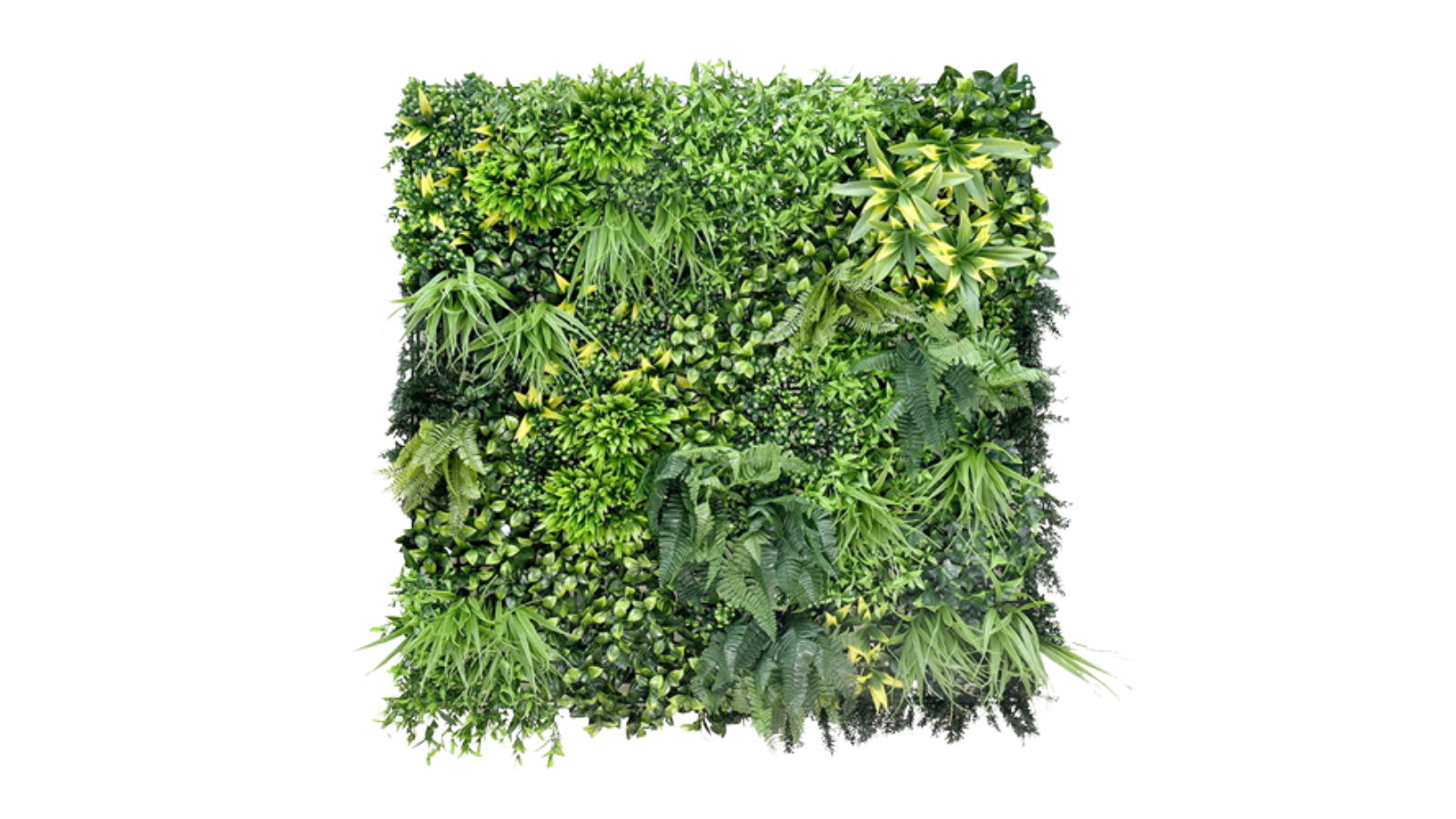 YES4HOMES 1 SQM Artificial Plant Wall Grass Panels Vertical Garden Foliage Tile Fence - Style 3