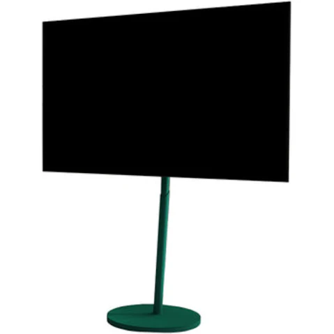 Screenmounts Torre di Pisa Artistic Rotating TV Floor Stand for 32-75inch - Green