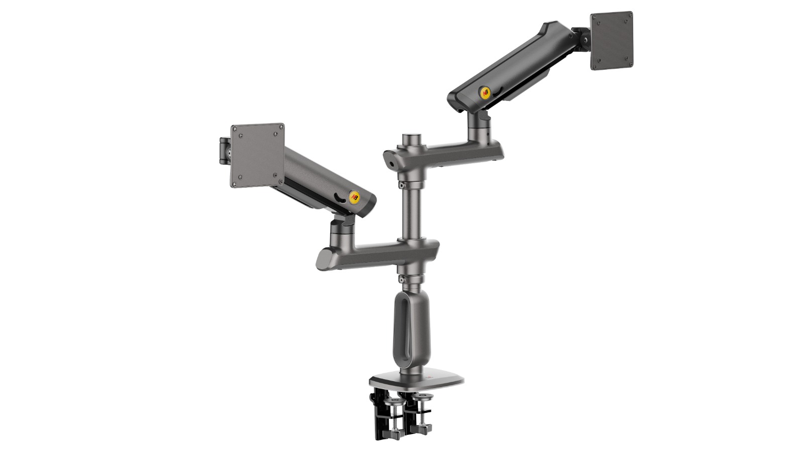 North Bayou D9C Gas Spring Arm Dual Monitor Mount for 27-50inch