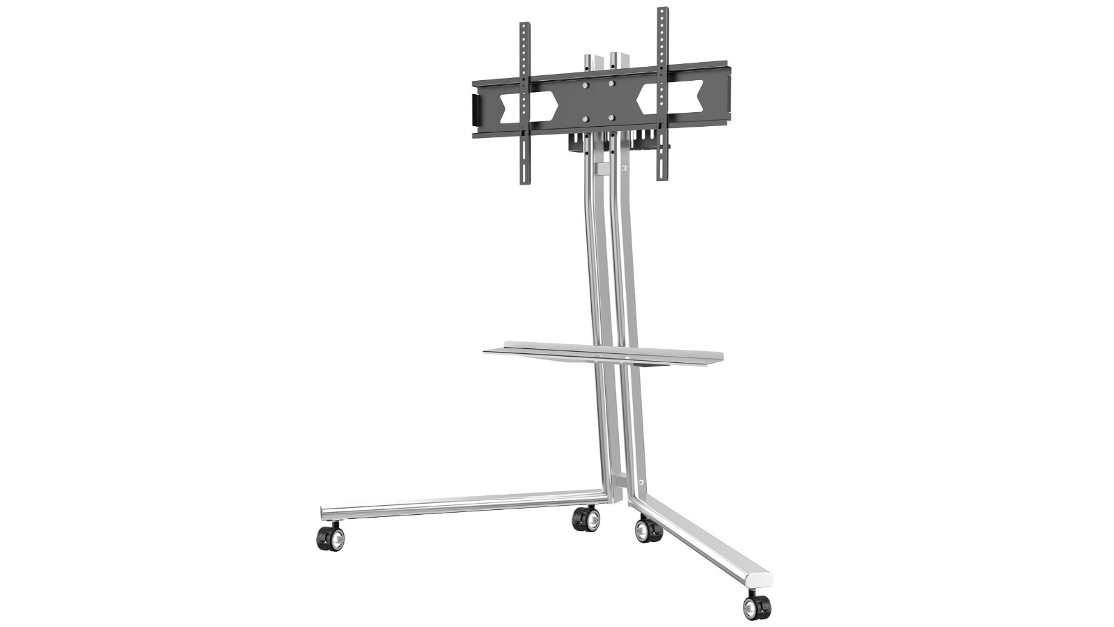 Screenmounts 32-65inch Stainless Steel Pinnacle TV Art Mobile Stand