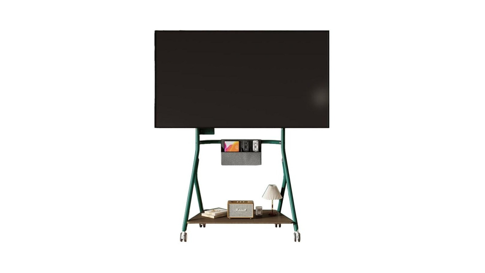 Screenmounts AGT80 SteelRoll Mobile TV Stand - Green