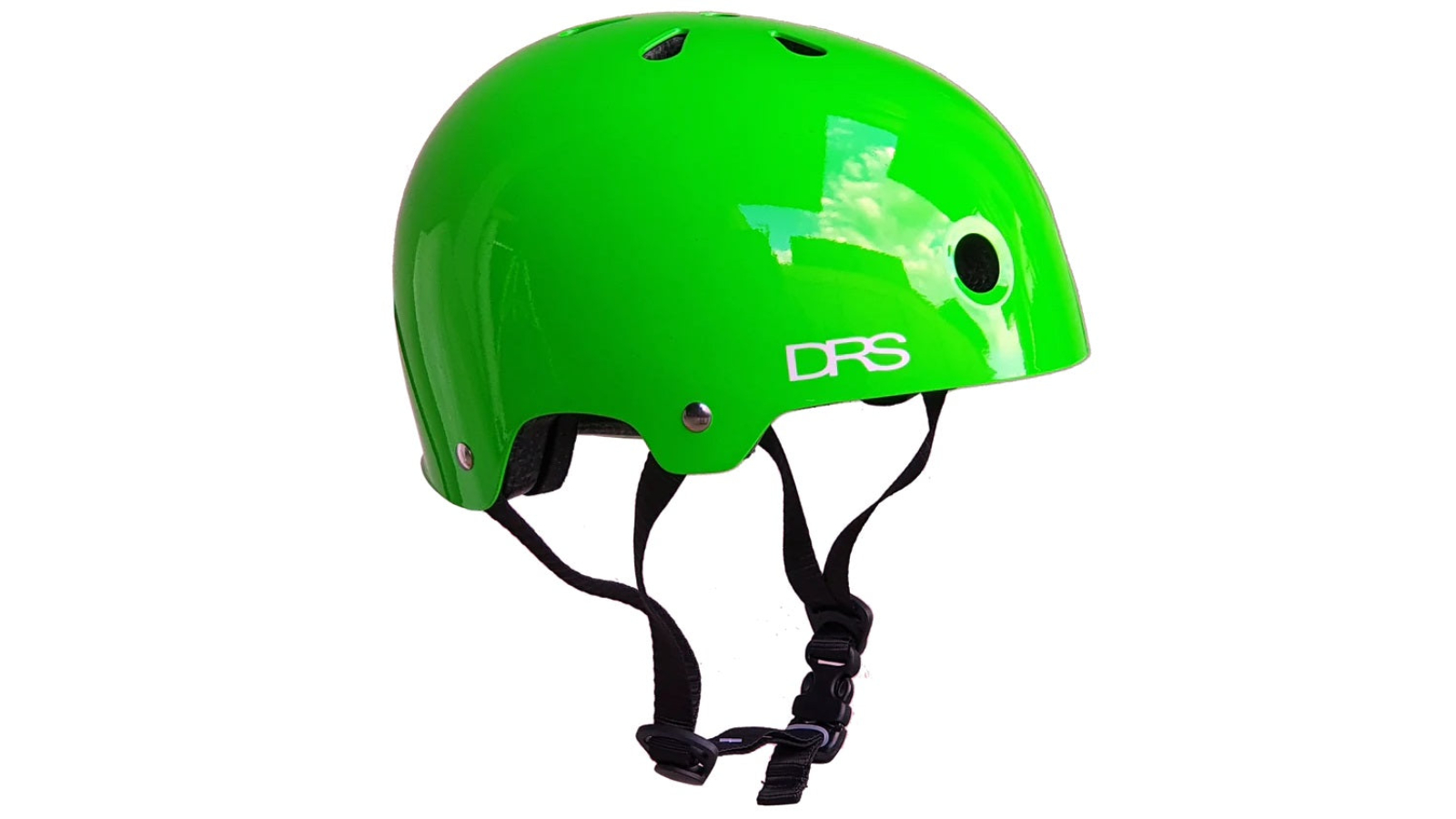 DRS Green Gloss Kids-Adult Size Bike Helmet AS/NZS - Small/Medium