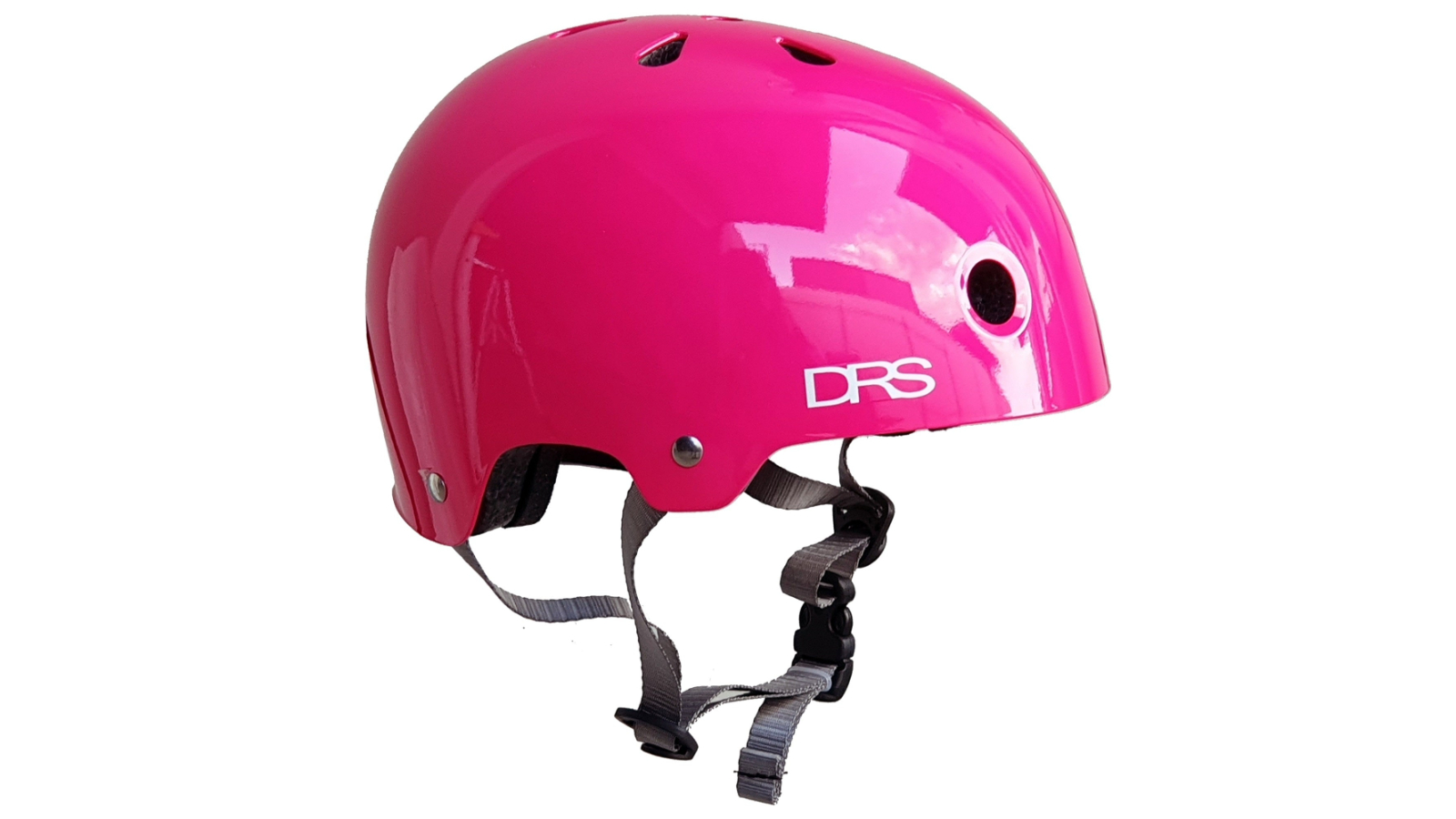 DRS Pink Gloss Kids-Adult Size Bike Helmet AS/NZS - Small/Medium