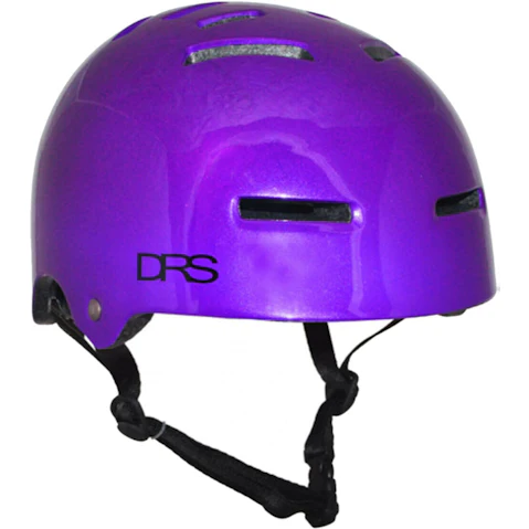 DRS Purple Gloss Kids-Adult Size Bike Helmet AS/NZS