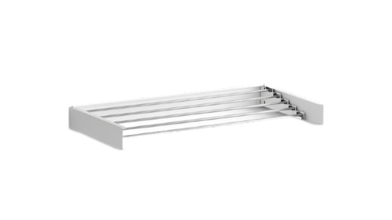 Artiss Wall-Mount Foldable Clothes Rack - White