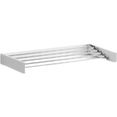 Artiss Wall-Mount Foldable Clothes Rack - White