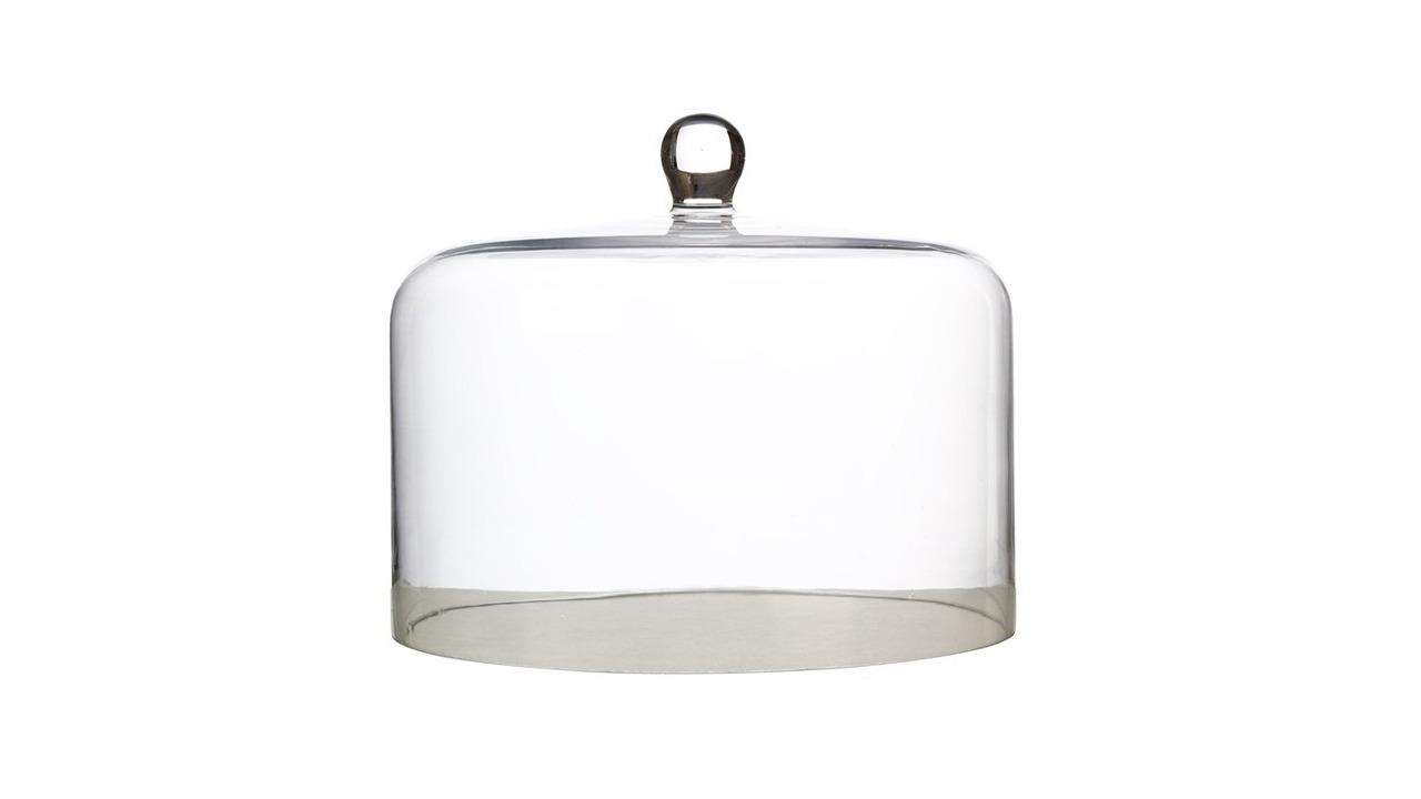 Maxwell and Williams Diamante Clear Straight Sided Glass Dome Cake Cover