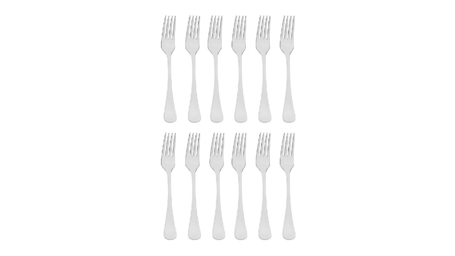Tablekraft Set of 12 Elite Stainless Steel Dessert Fork