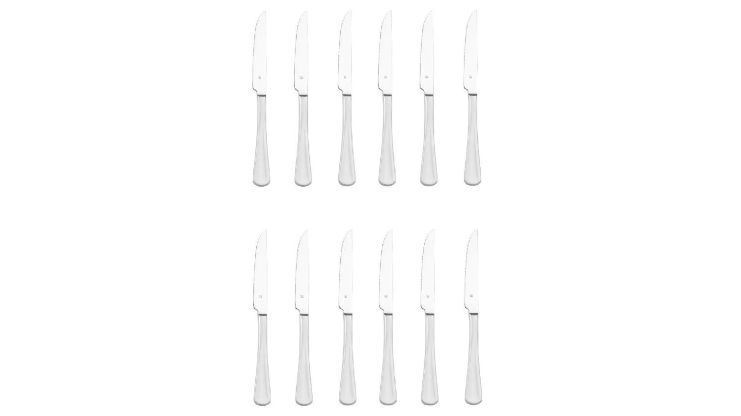 Tablekraft Set of 12 Elite Stainless Steel Steak Knive