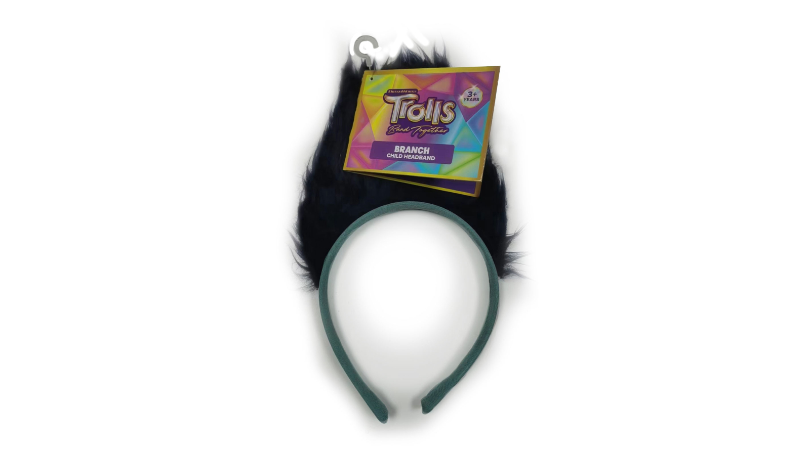 Rubies Branch Trolls 3 Headband with Attacthed Hair