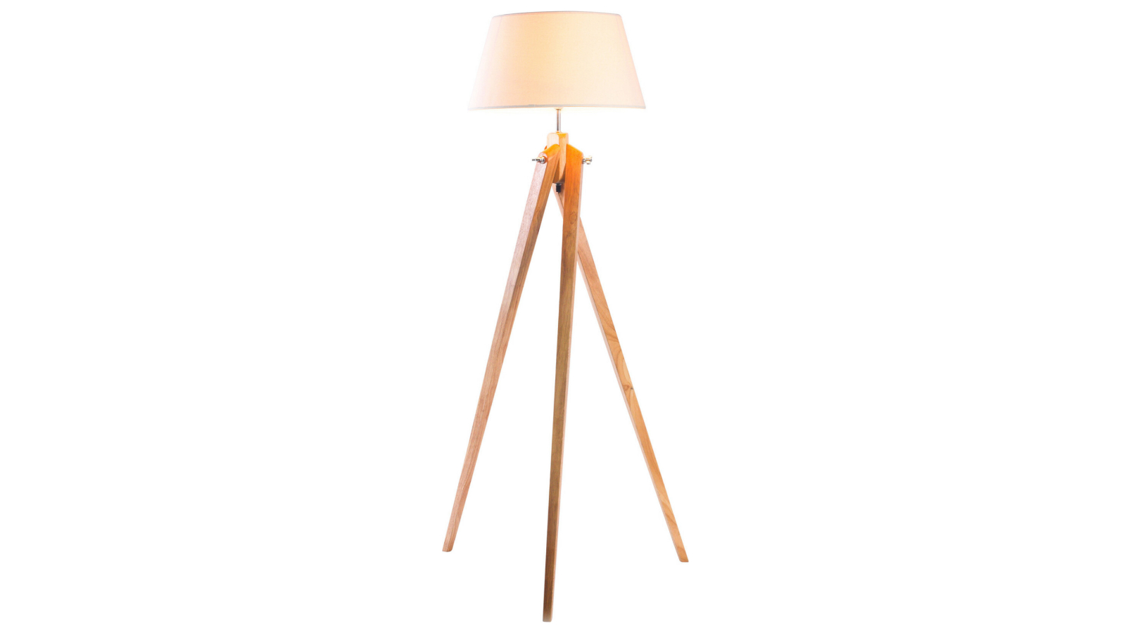 New Oriental Large Tripod Modern Bamboo Retro Twist Floor Lamp