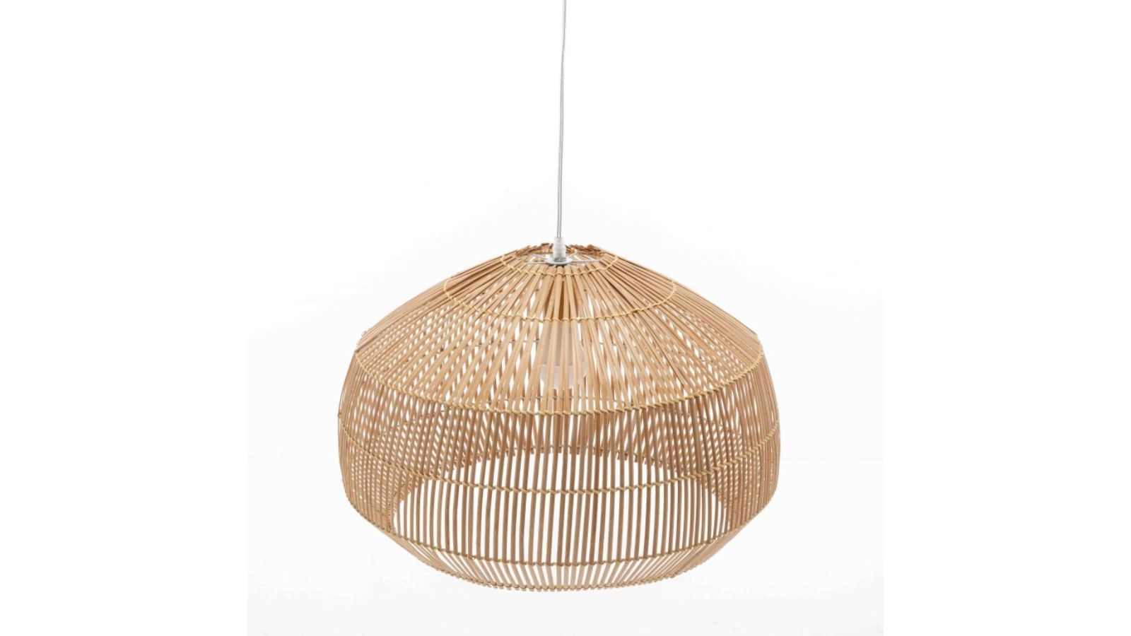 New Oriental Natural Hand-Woven Bamboo Cage Pendant Lamp