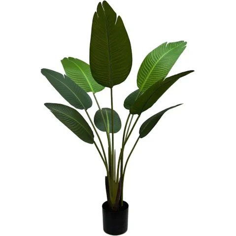 Designer Plants Grand Artificial Potted Travelers Banana Palm Tree - 120cm