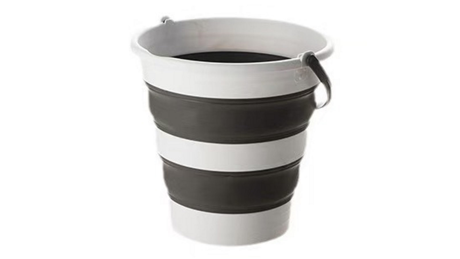 New Oriental 15L Foldable Bucket - Grey/White