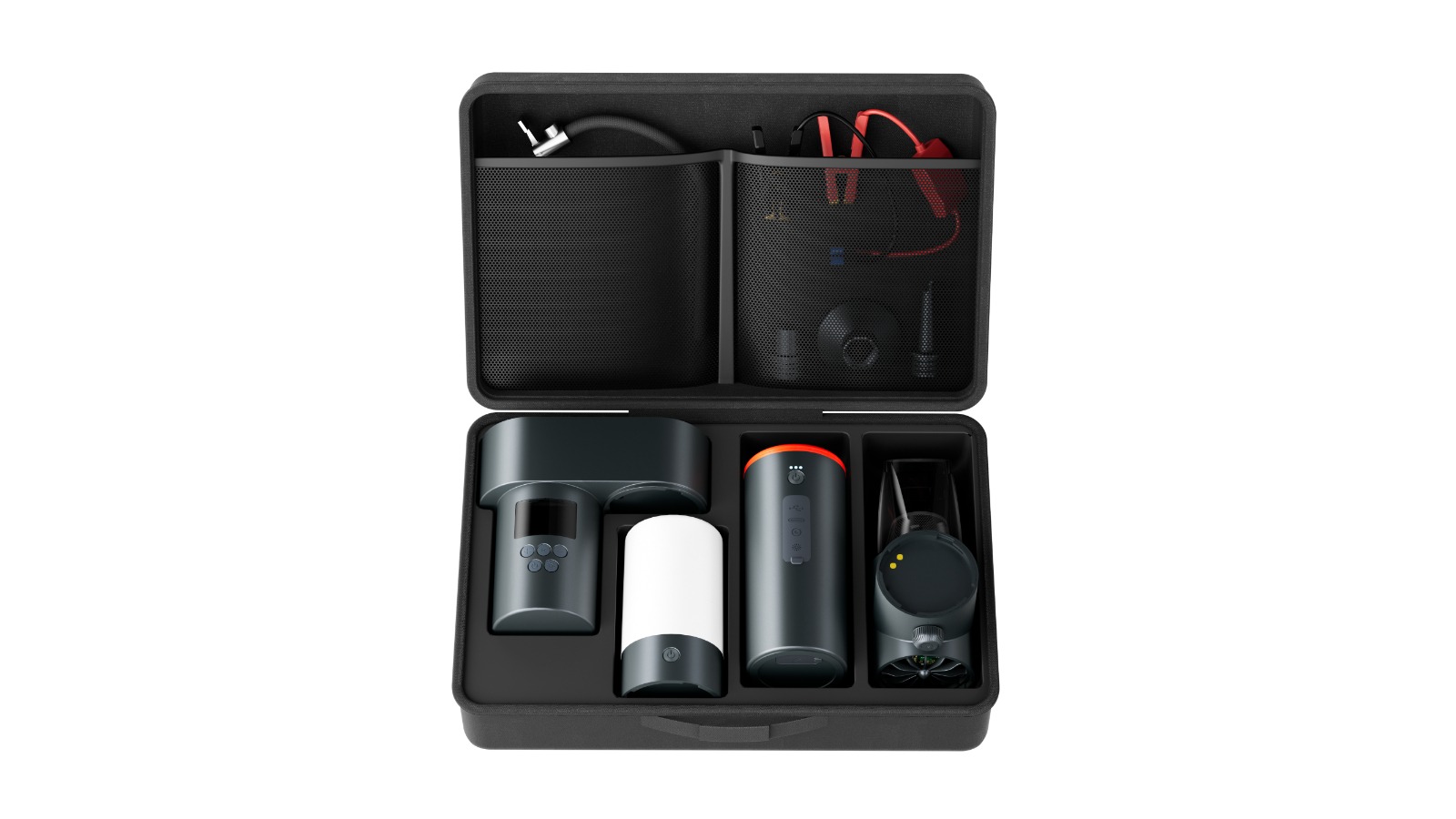 New Oriental 5-in-1 Portable Auto Jump Starter and Inflator Kit