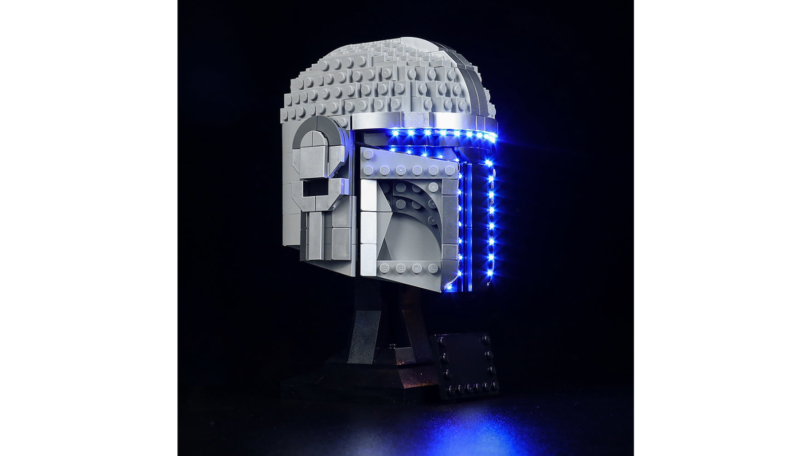 Brick Shine Light kit for Lego Star Wars The Mandalorian Helmet 75328 Classic Version