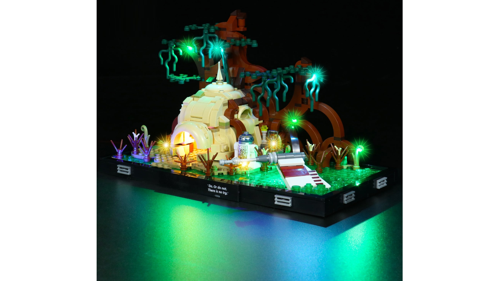 Brick Shine Light Kit for Lego Star Wars Dagobah Jedi Training Diorama 75330 Classic Version
