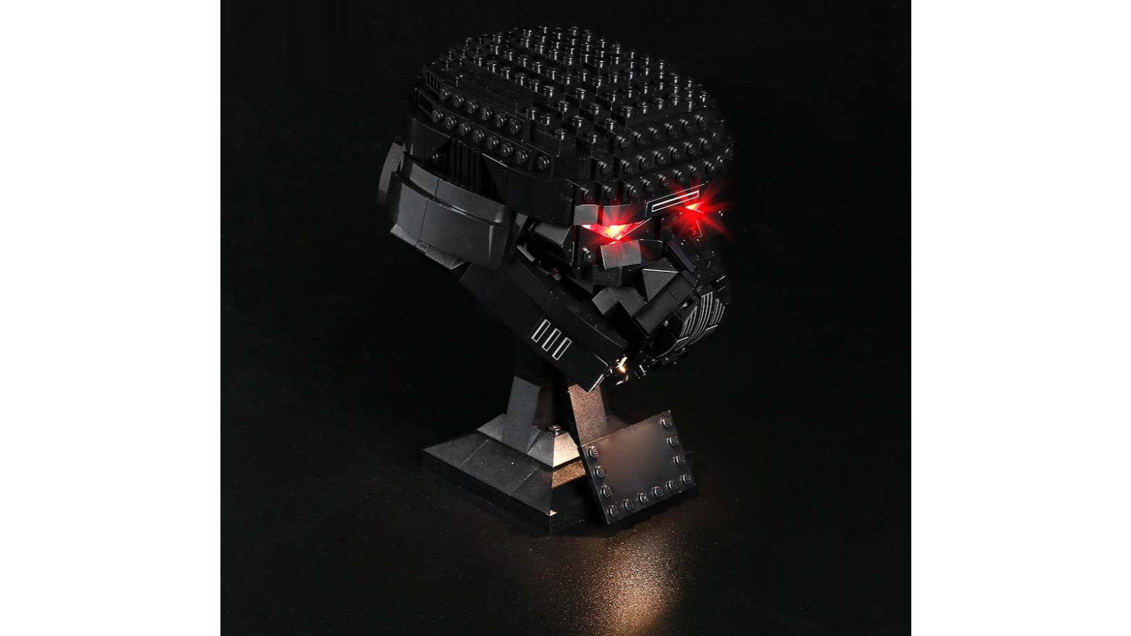 Brick Shine Light Kit for Lego Star Wars Dark Trooper Helmet 75343 Light Control Version