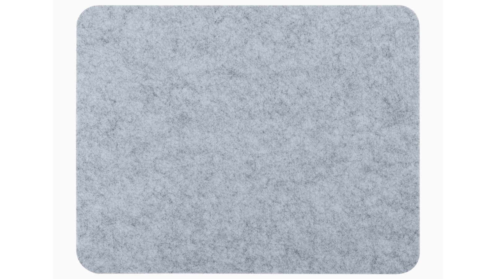 Desky 28 x 22cm Light Grey Cork/Felt Desk Pad - Small