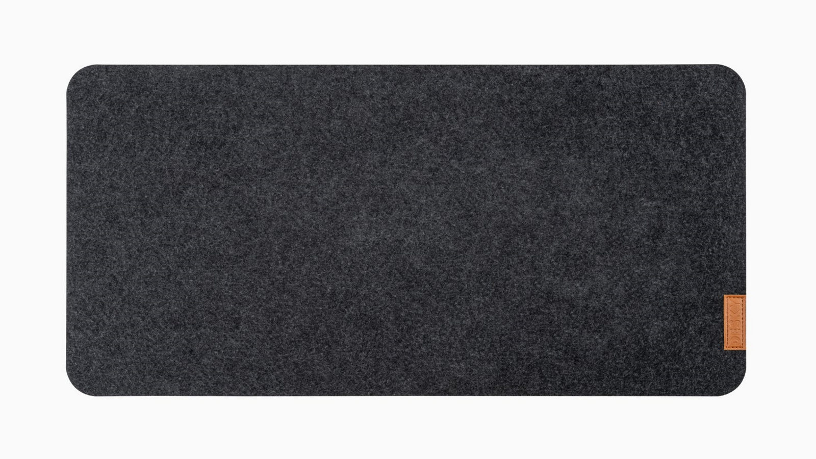 Desky 62 x 30cm Dark Grey Cork/Felt Desk Pad - Large 