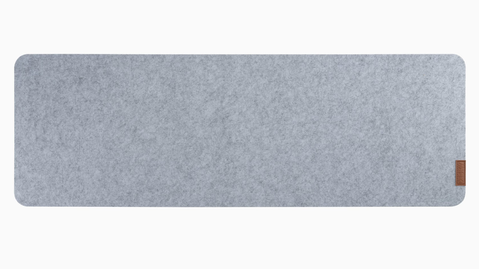 Desky 90 x 30cm Light Grey Cork/Felt Desk Pad - Extra Large