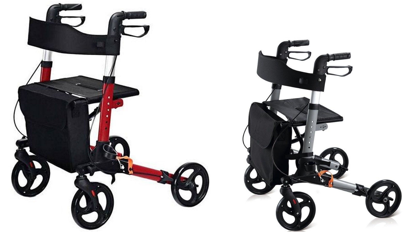 DJMed Euro Walker 4 Wheeled Rollator Walker
