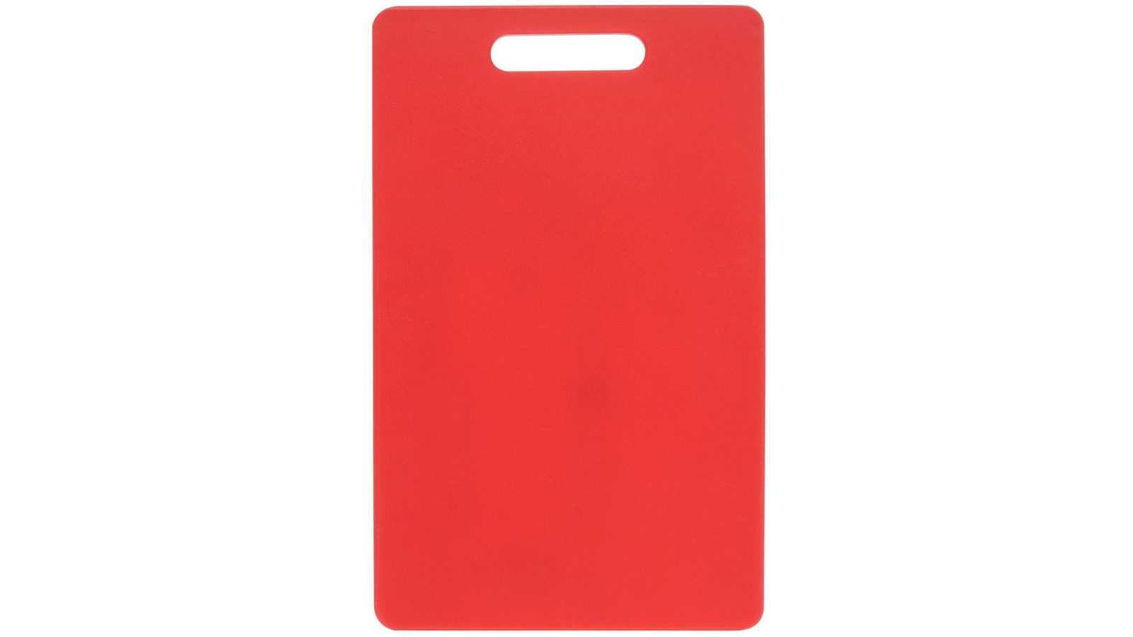 Chef Inox 25 x 40 x 1.3cm Handy Colour Coded Cutting Board With Handle - Red