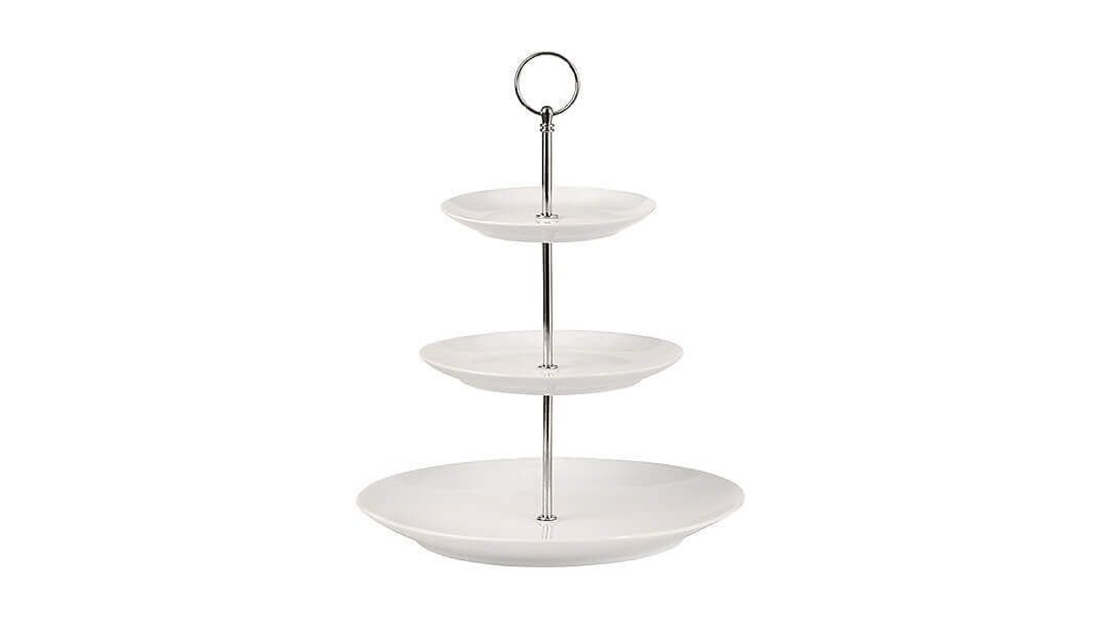 Maxwell and Williams 3-Tier White Basics Durable Cake Stand