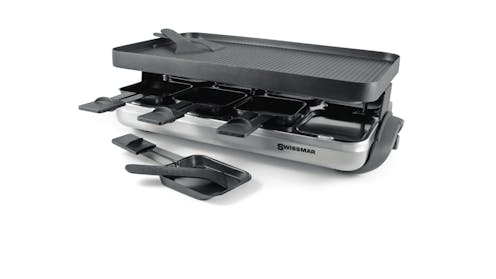 Swissmar 8 Person Raclette Party Grill - Stainless Steel | Harvey Norman