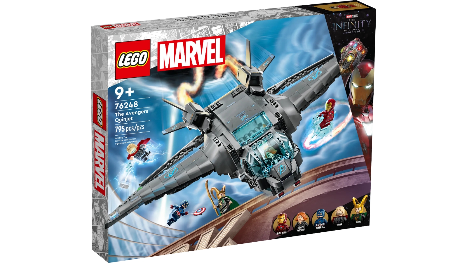 76248 Marvel factory Avengers Quinjet