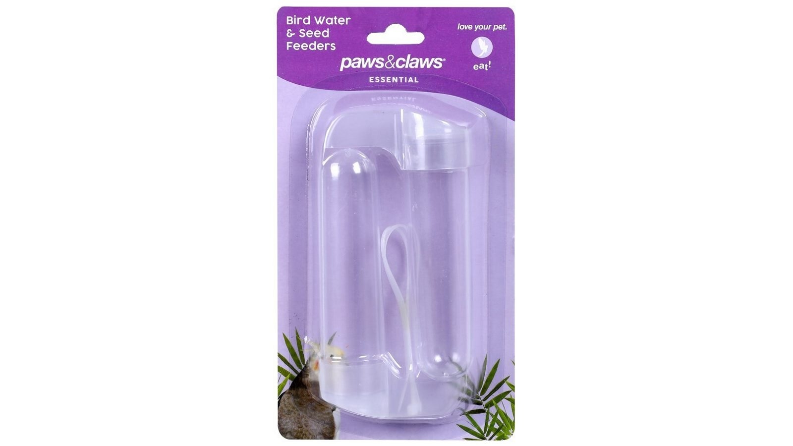 Paws and Claws 4Pack Bird Water/Seed Feeders Harvey Norman