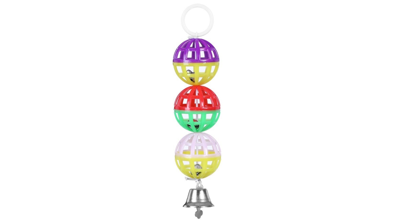 Paws and Claws 16cm Bird Ball Toy Pack of 4 - Assorted