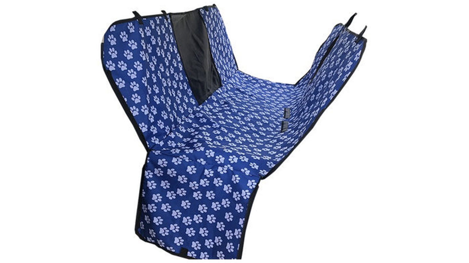 YS Waterproof Pet Car Seat Cover Hammock Blue With Mesh Window