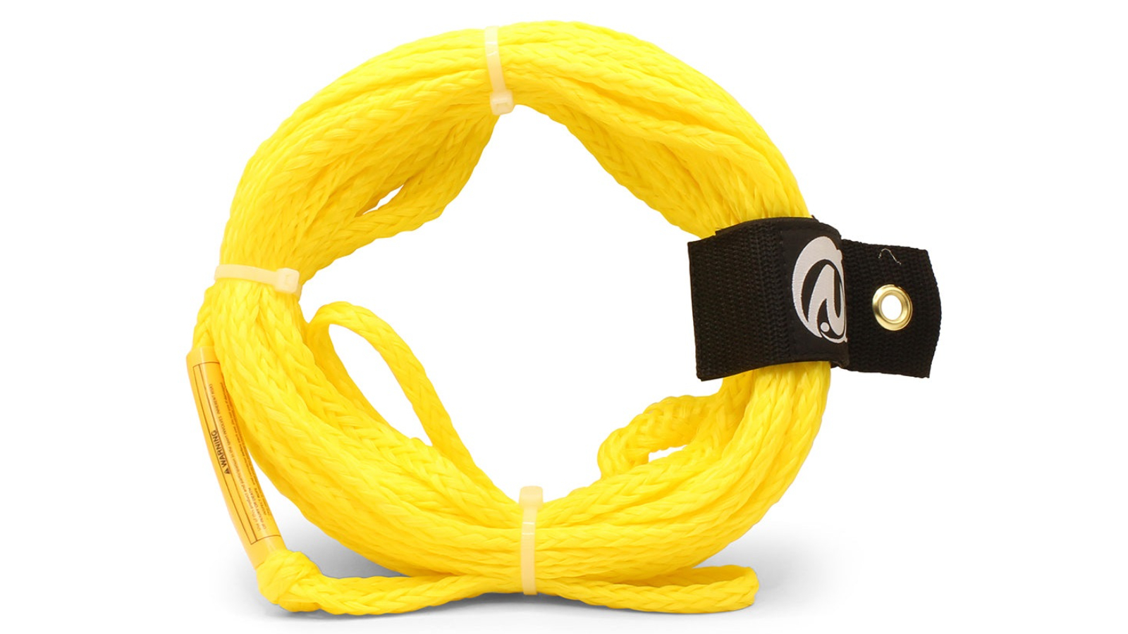 Riders Inc 150cm 60-Strand Inflatable Tow Rope for 1 Person Ski Tube - Yellow