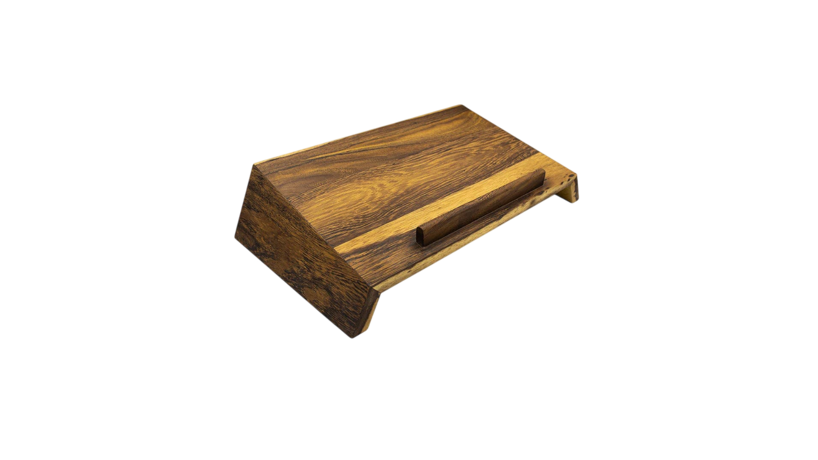 Desky Hardwood Laptop Riser - Pheasantwood