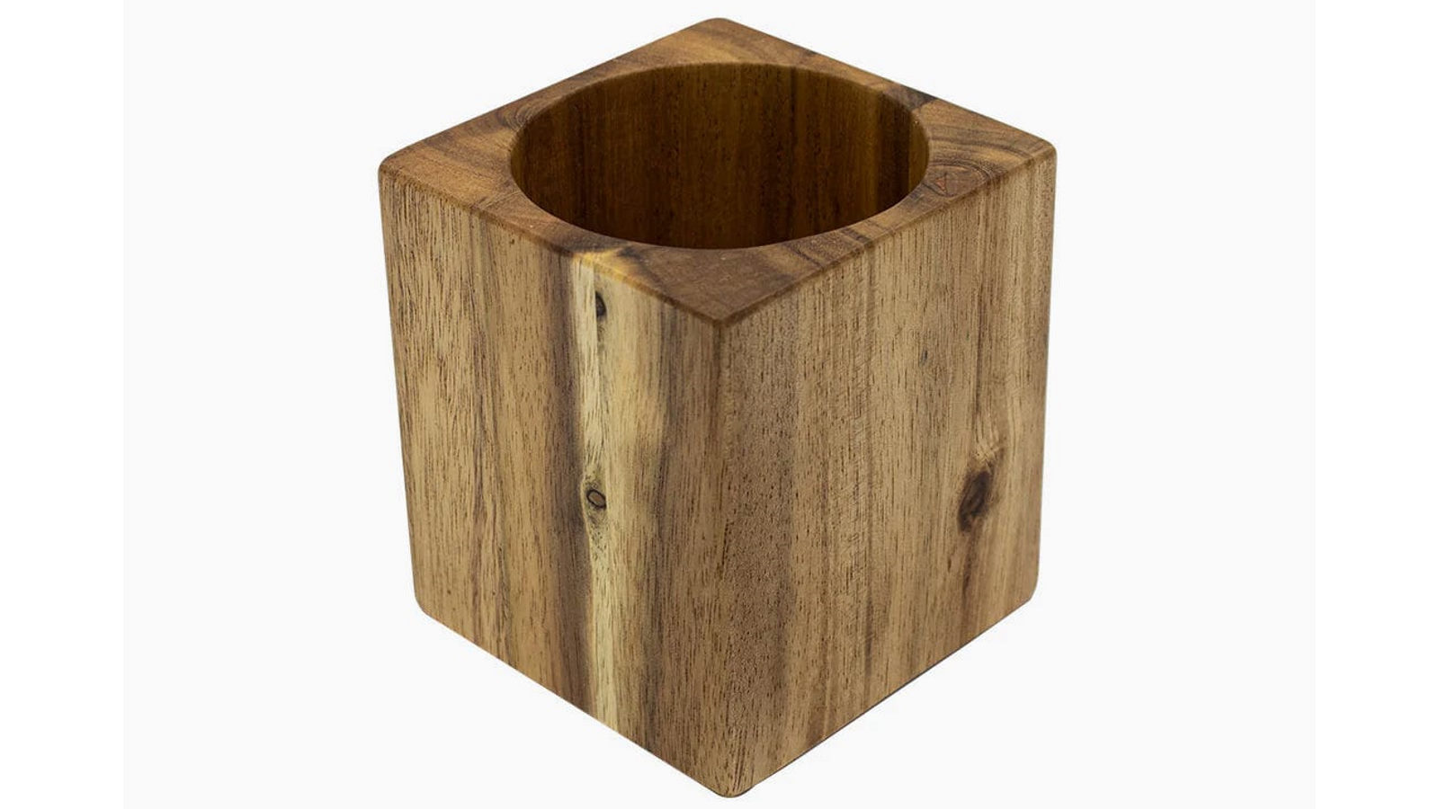 Desky Softwood Acacia Wooden Pen Holder Desk Accessories