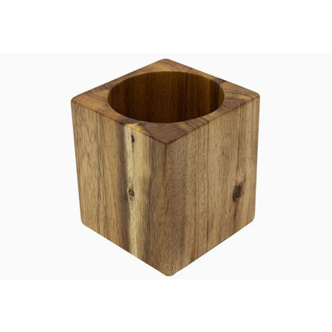 Desky Softwood Acacia Wooden Pen Holder Desk Accessories