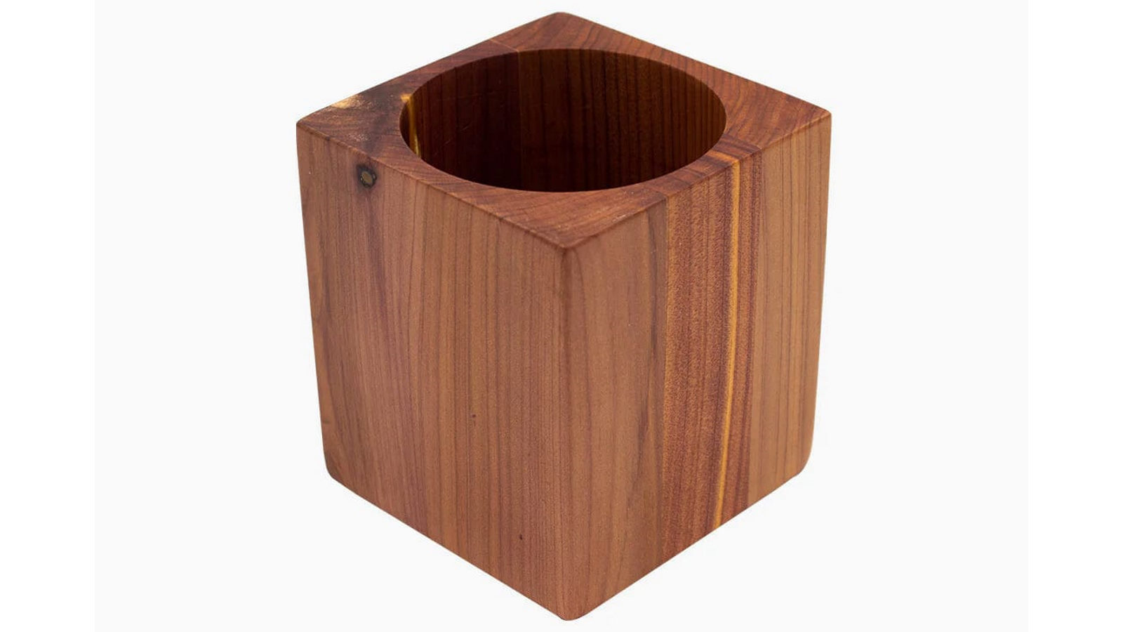Desky Softwood Red Cedar Wooden Pen Holder Desk Accessories 