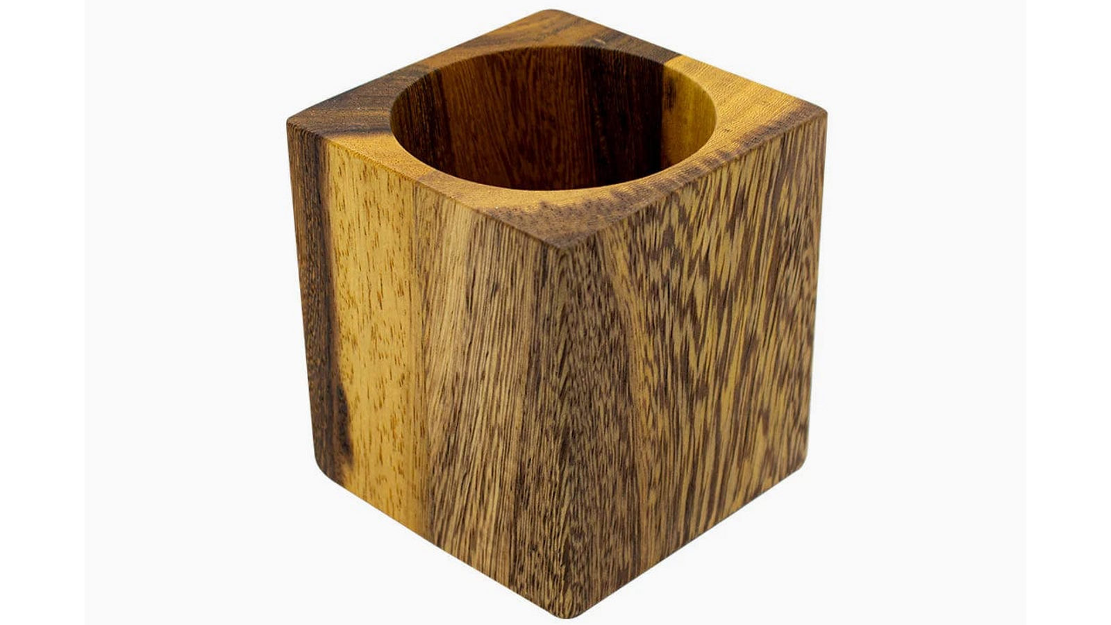 Desky Hardwood Pheasantwood Wooden Pen Holder Desk Accessories