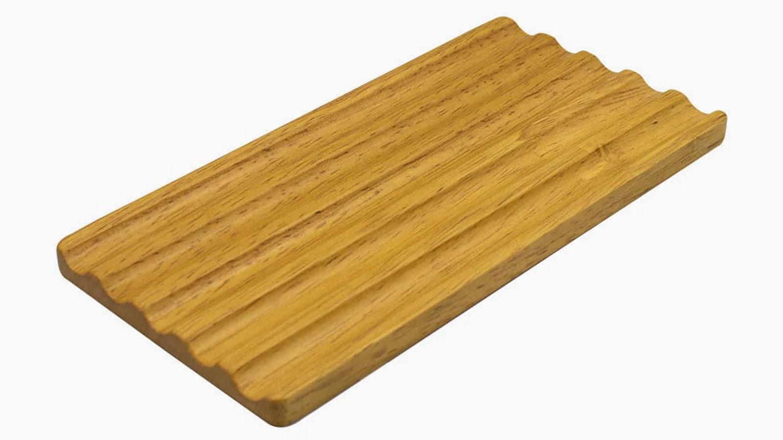 Desky Rubberwood Light Oak Wooden Pen Tray Desk Accessories 