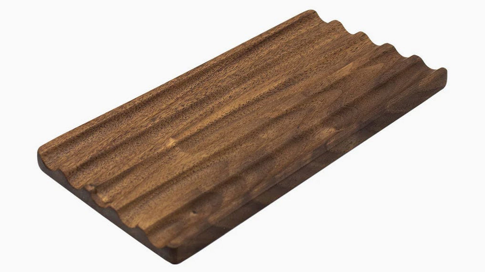 Desky Hardwood Walnut Wooden Pen Tray Desk Accessories 