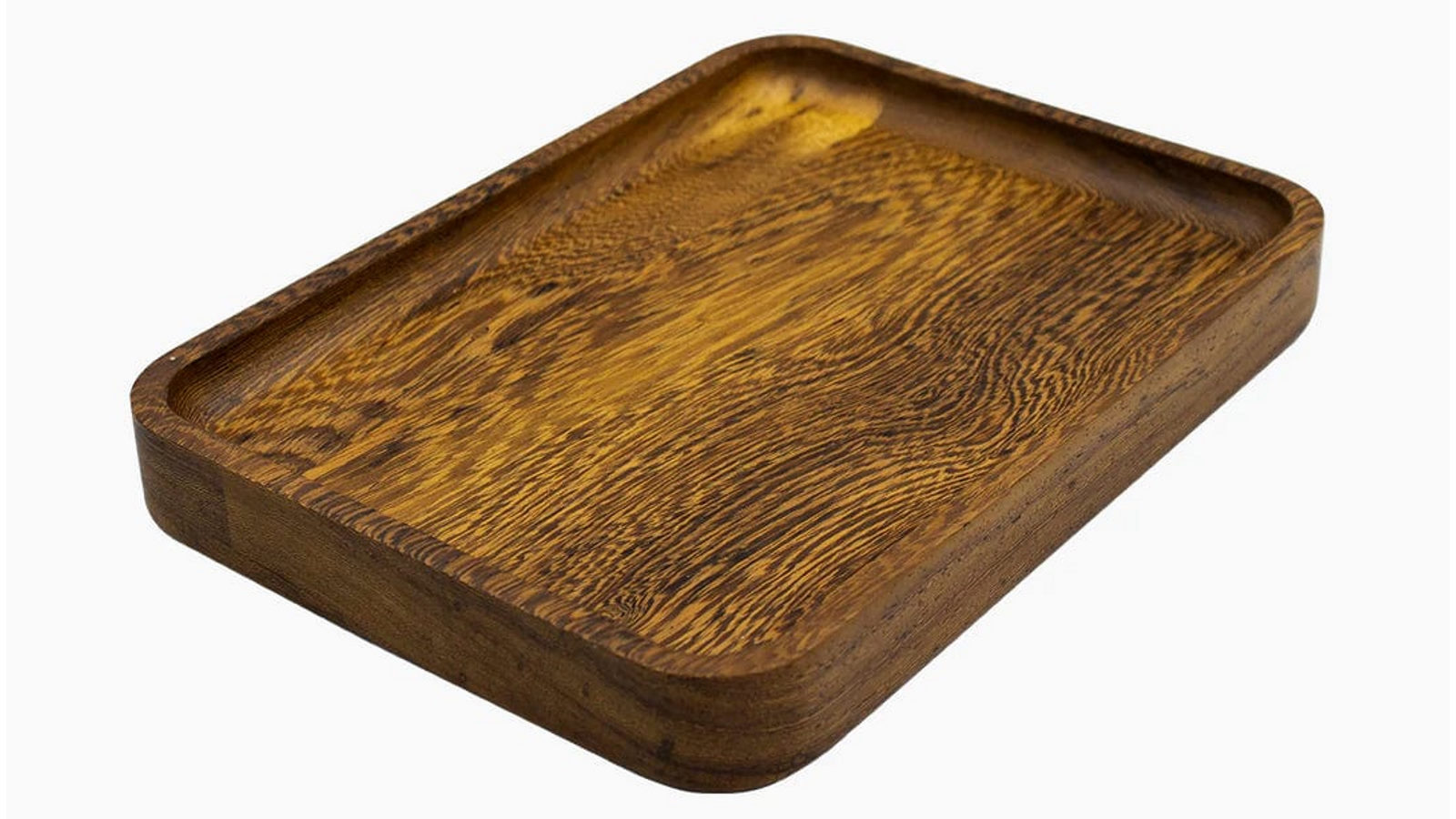 Desky Wooden Hardwood Pheasantwood Large Tray Desk Accessories