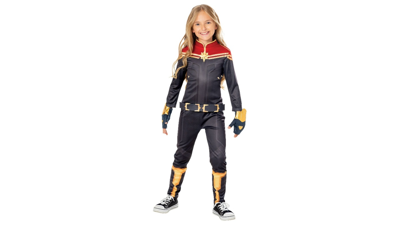 Rubies Captain Marvel Deluxe Costume - 6-8year