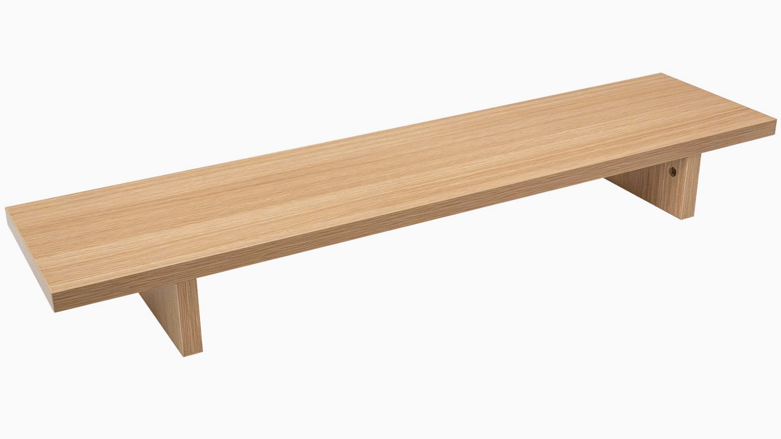 Desky Sublime Teak Monitor Stand