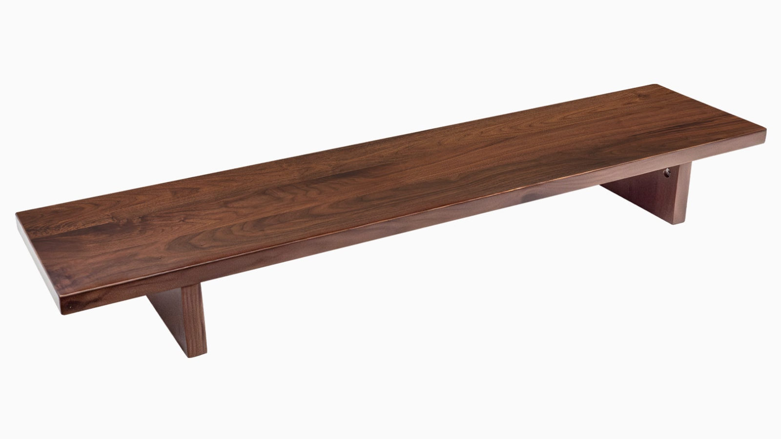 Desky Walnut Hardwood Monitor Stand